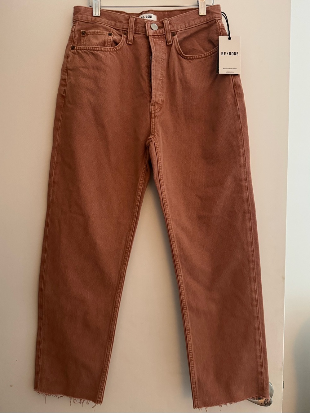 NWT Re/Done Women’s Rust Jeans